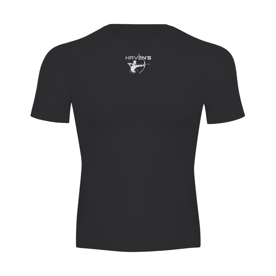Haven's Black Compression Shirt Front